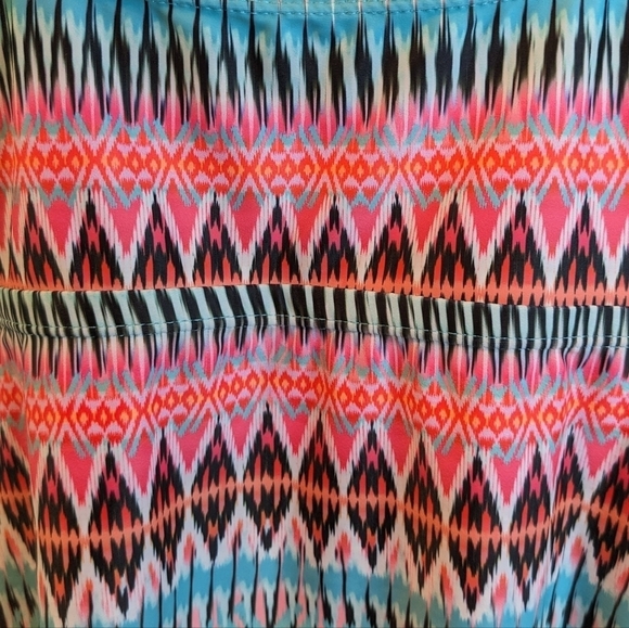 CATALINA Womans TANKINI Swim Top Lattice STRIPE Adjustable - Picture 8 of 12